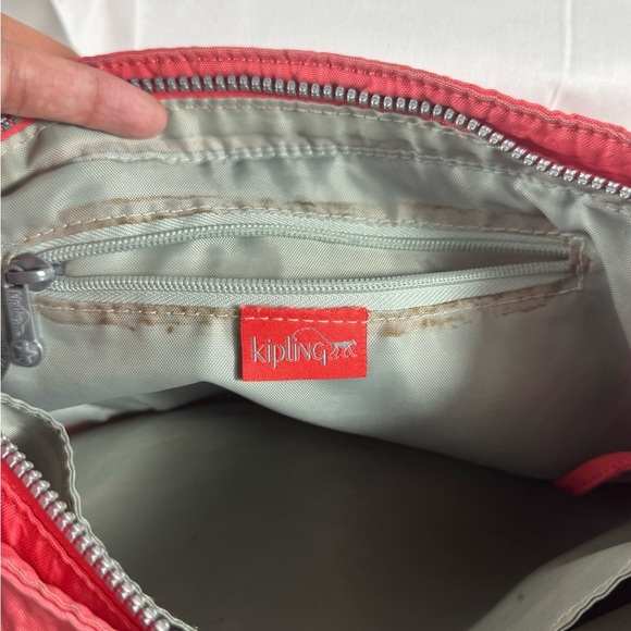 Kipling Red Shoulder Bag - Picture 10 of 16